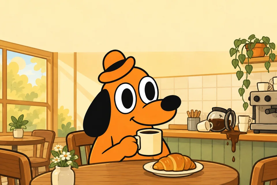 FINE takes a coffee break amid a small coffee disaster